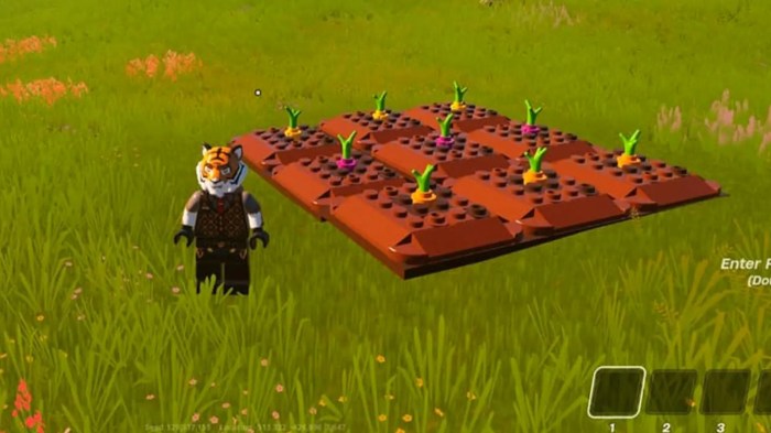 Can you plant trees lego fortnite